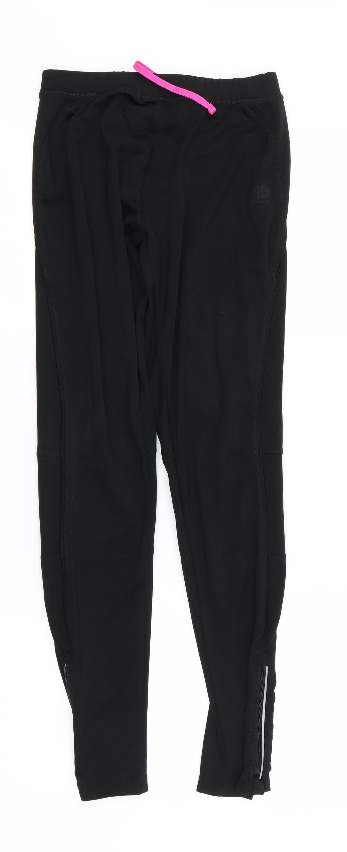 Karrimor Womens Black   Compression Leggings Size 12 L28 in - Stretch waistband