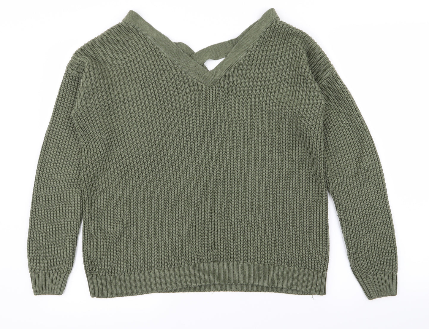 New Look Womens Green   Pullover Jumper Size 12