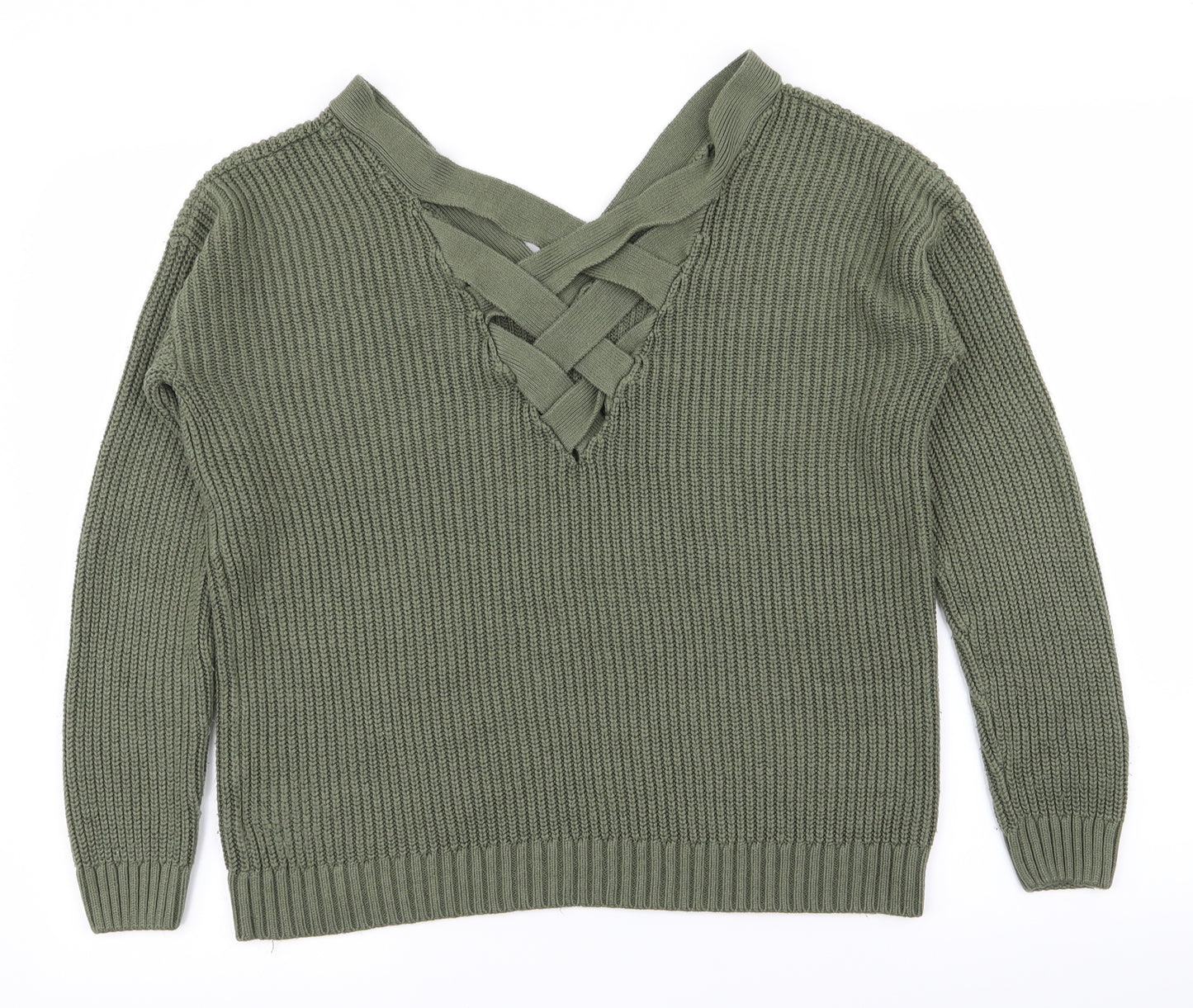 New Look Womens Green   Pullover Jumper Size 12