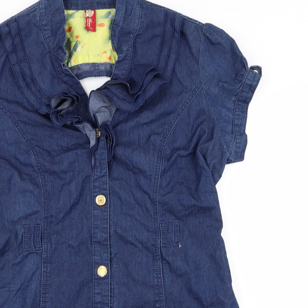 Apple Bottoms Womens Blue   Fit & Flare  Size 2XL