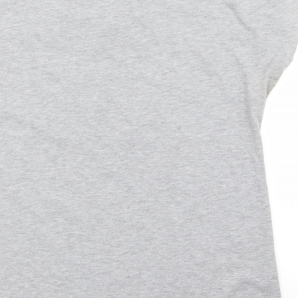Fashion House Womens Grey   Basic T-Shirt Size S