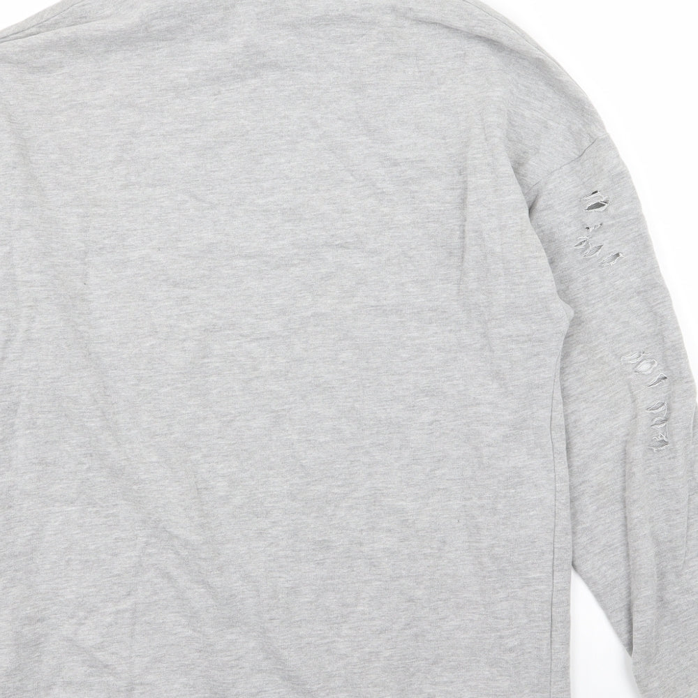 Missguided Womens Grey   Pullover Jumper Size 6