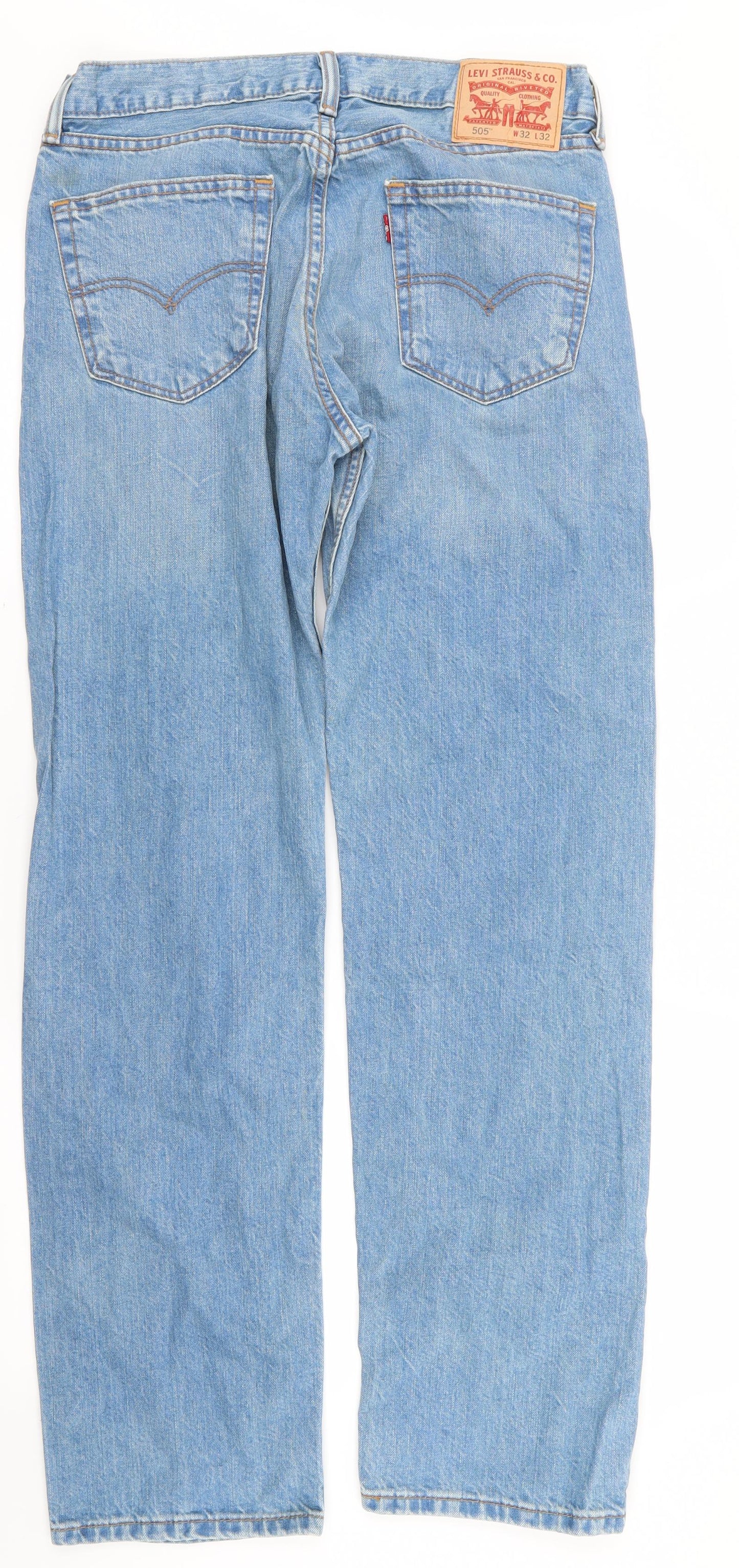 levis Mens Blue   Straight Jeans Size 32 in L32 in
