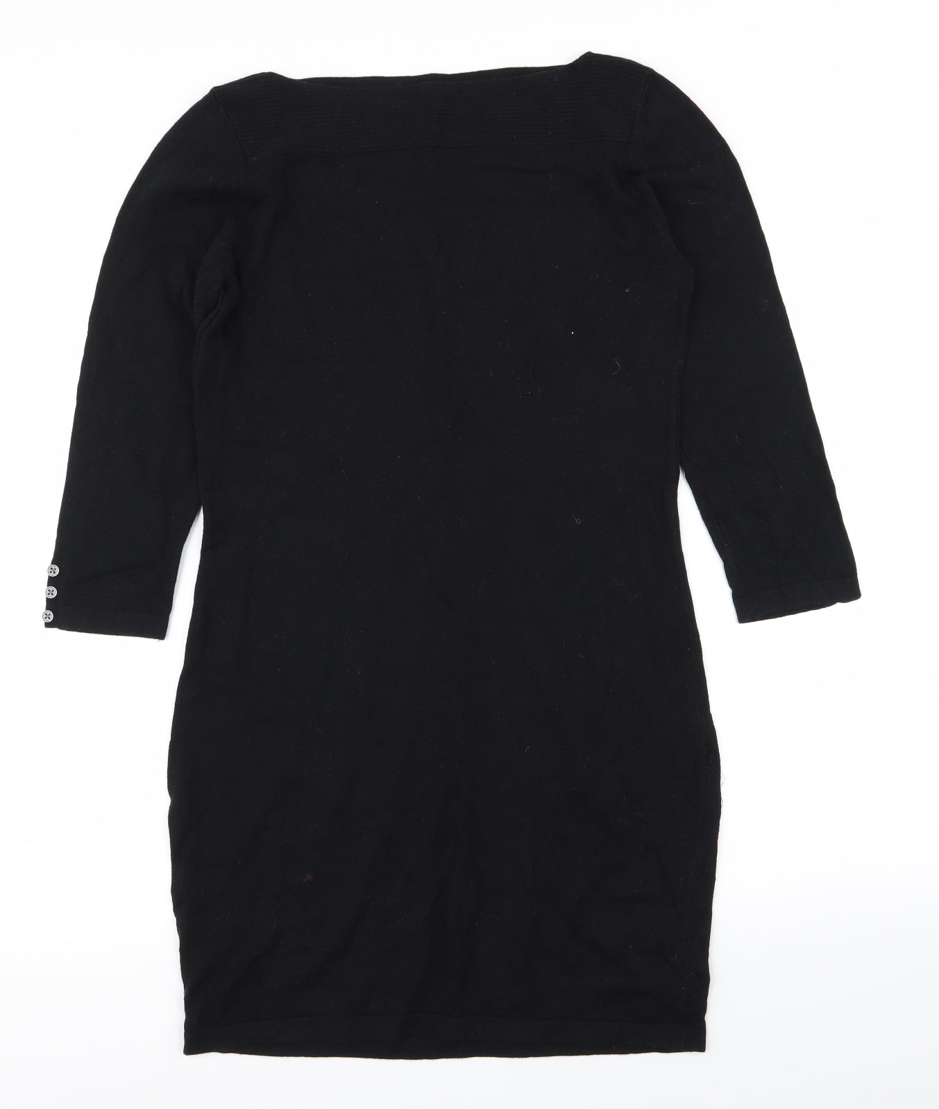 Next  Womens Black   T-Shirt Dress  Size 10