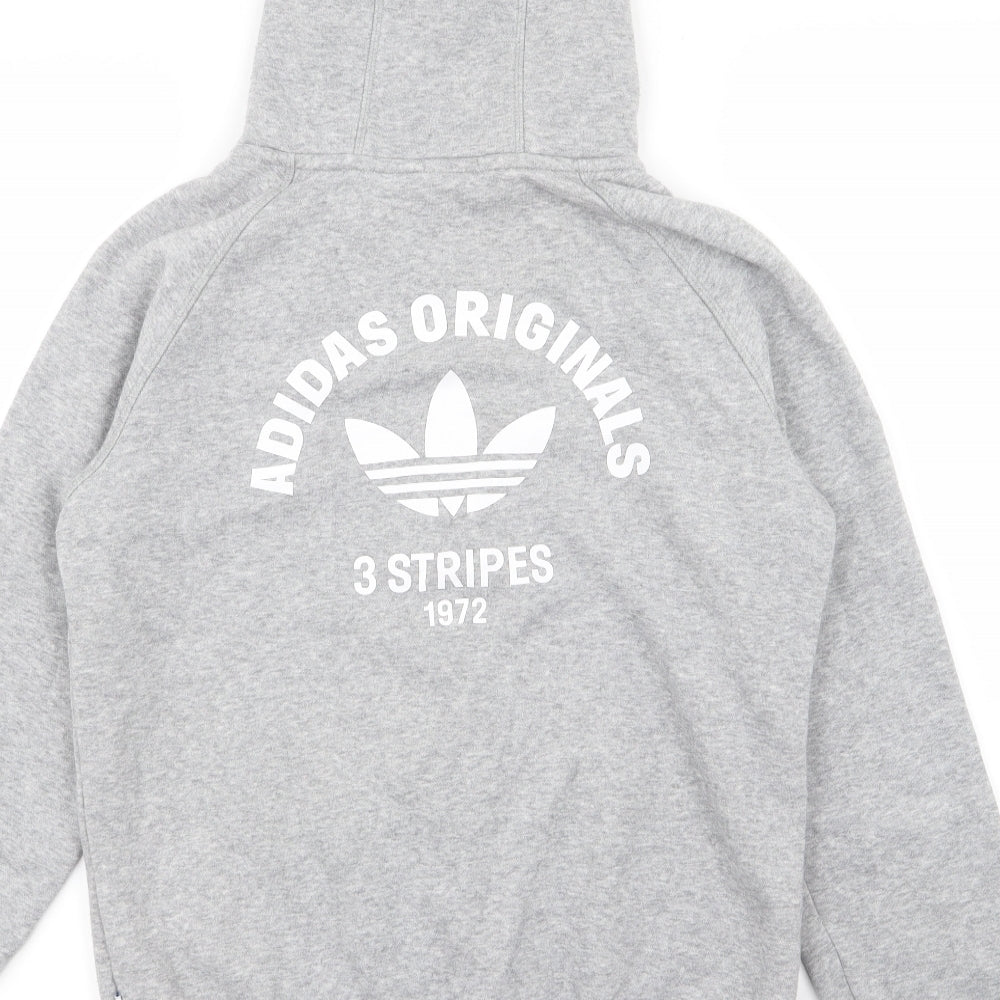 adidas Womens Grey   Full Zip Jumper Size 14