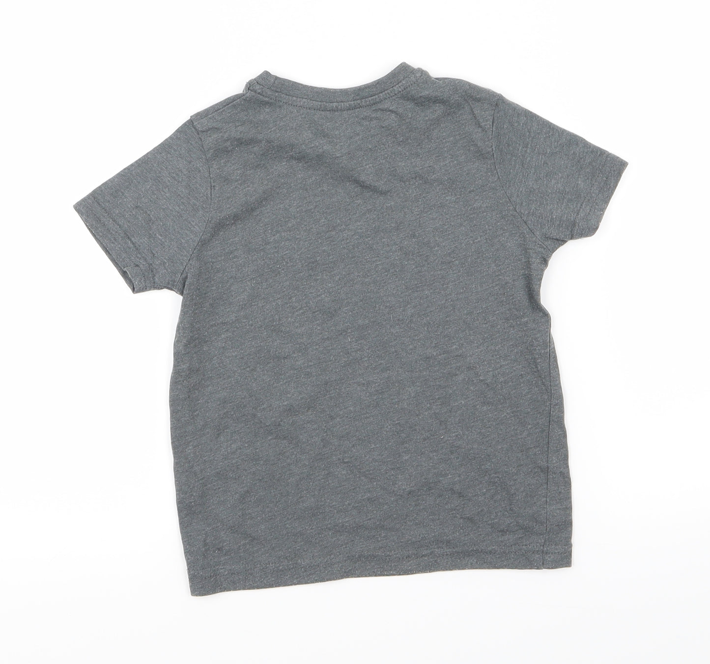 Primark Boys Grey   Basic T-Shirt Size 3-4 Years