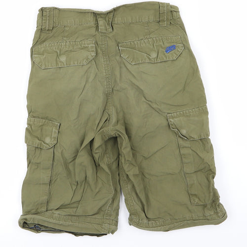 H&M Boys Green   Cargo Shorts Size 6-7 Years
