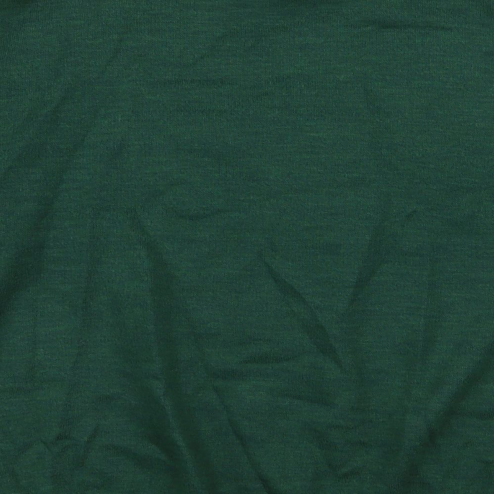 Acorn leisure Womens Green Animal Print  Pullover Jumper Size M