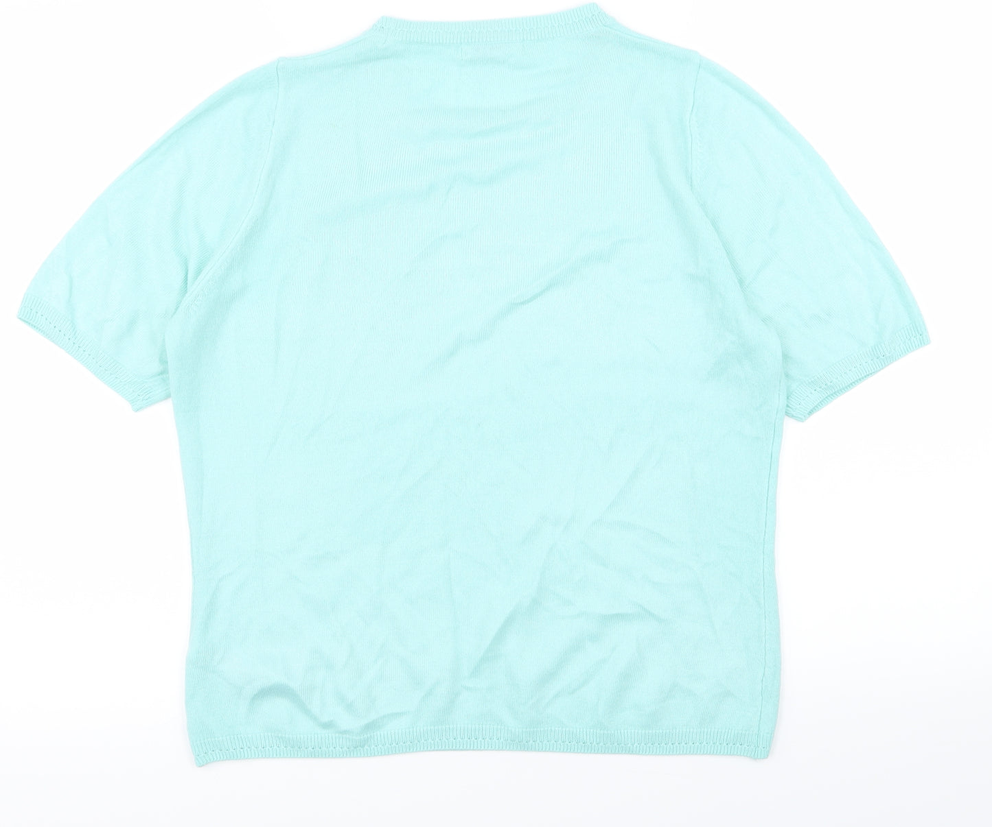Classic Womens Blue   Basic T-Shirt Size 14