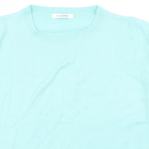 Classic Womens Blue   Basic T-Shirt Size 14