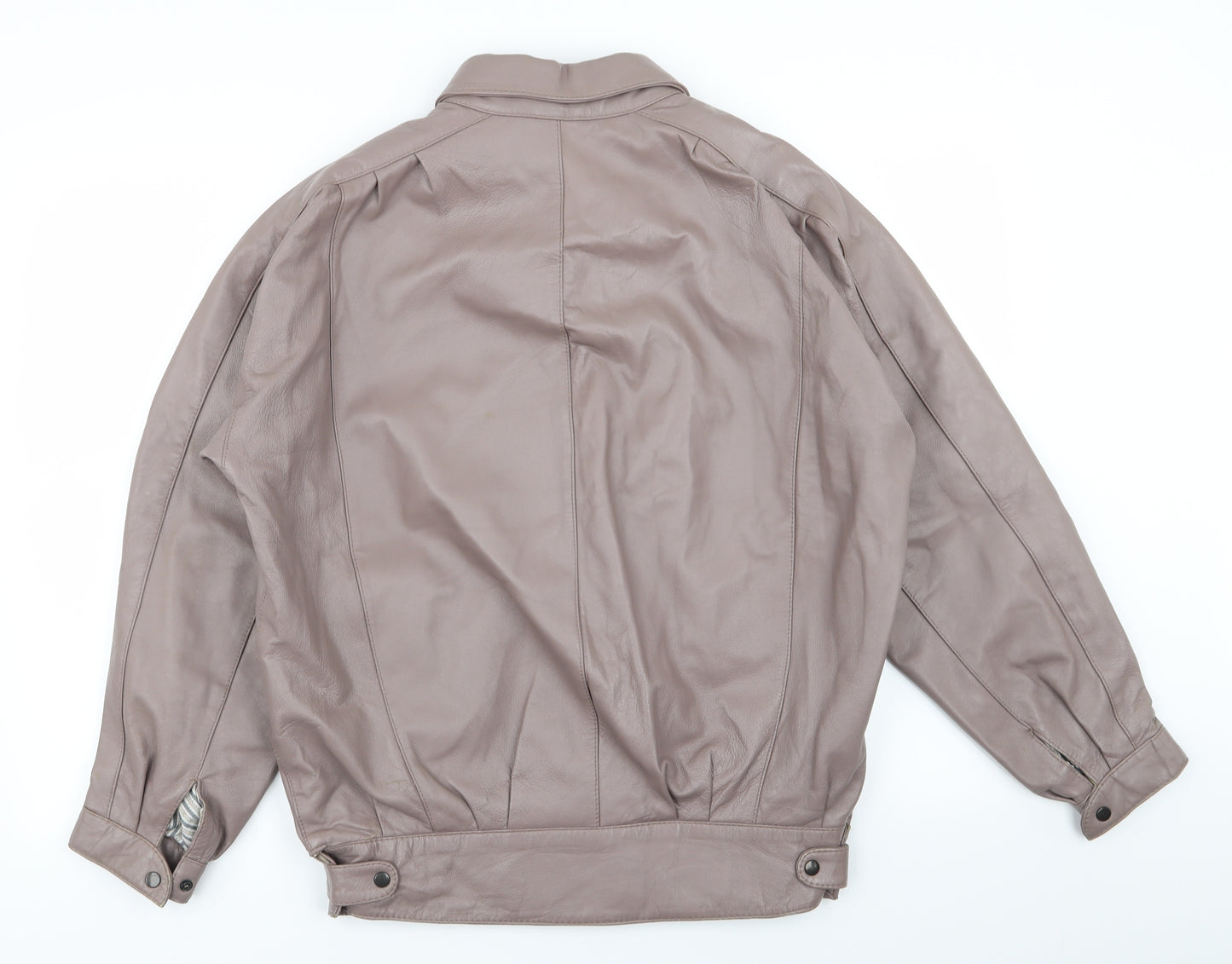 Preworn Womens Brown   Bomber Jacket Coat Size S