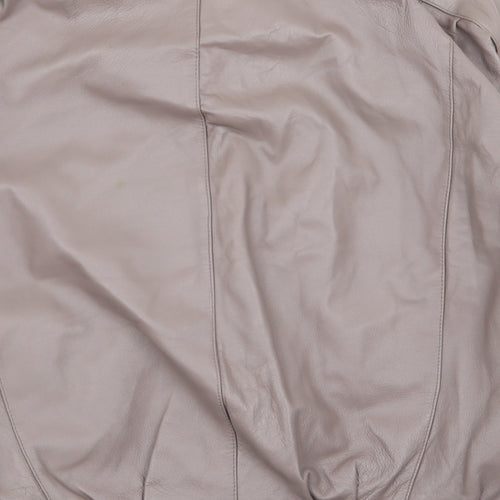 Preworn Womens Brown   Bomber Jacket Coat Size S