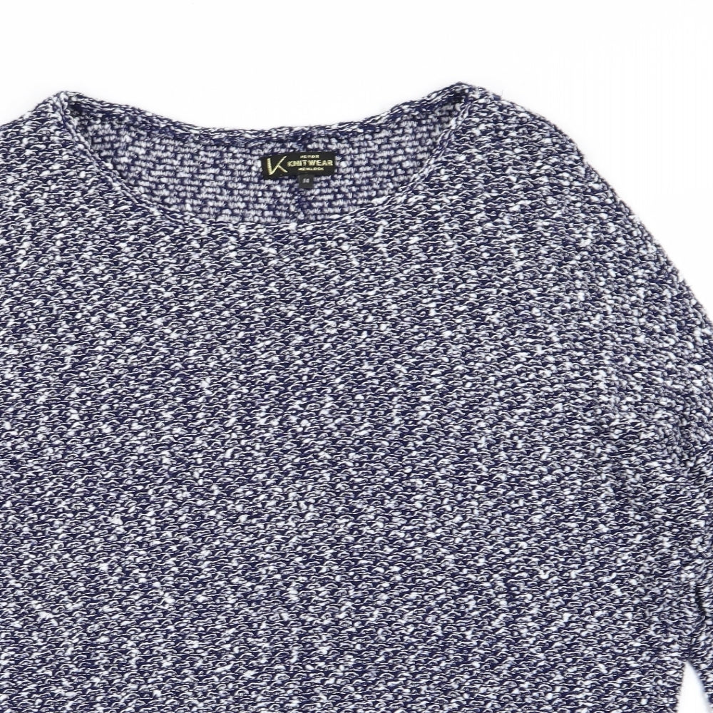 KNITWEAR NEW LOOK Womens Blue   Pullover Jumper Size 14