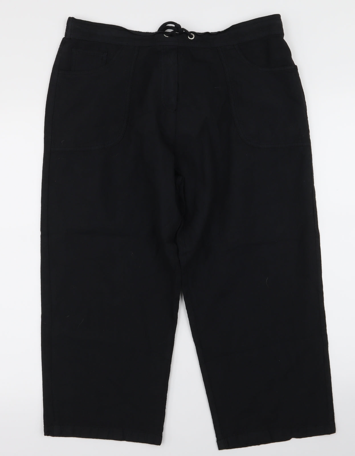 originals Womens Black   Capri Trousers Size 16 L20 in