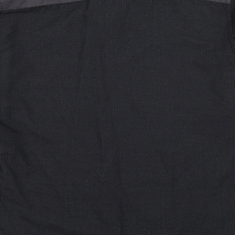 taylor and wright Mens Black Houndstooth   Dress Shirt Size 16
