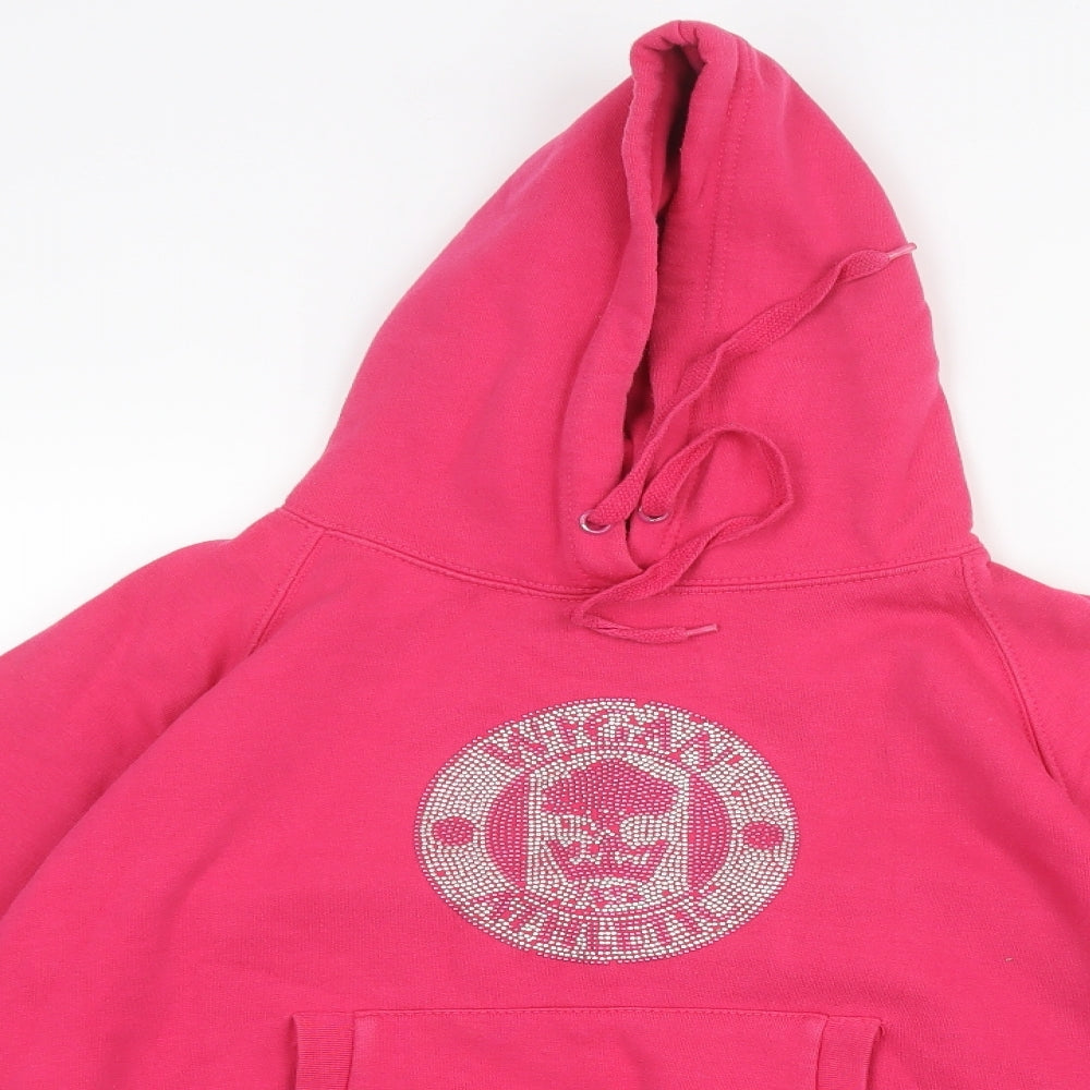 Wigan Athletic Womens Pink   Pullover Hoodie Size L