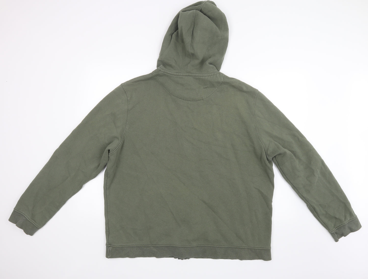 Matalan Mens Green   Full Zip Hoodie Size 3XL