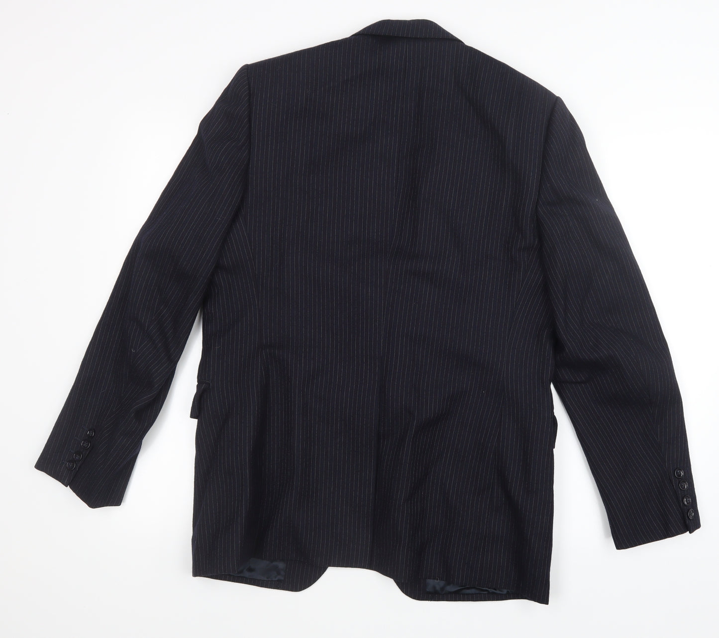 Preworn Mens Black   Jacket Suit Jacket Size 36