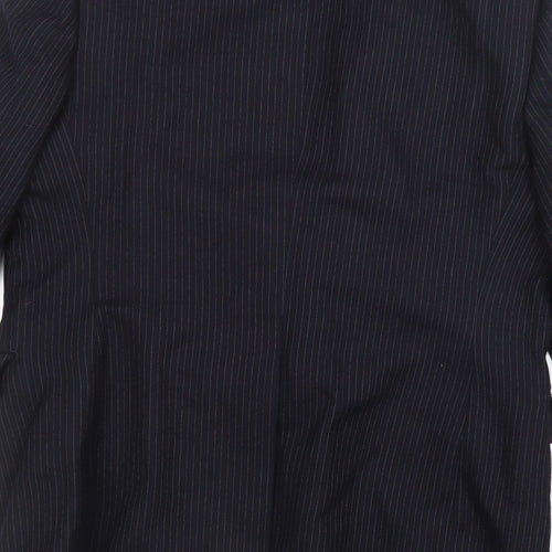 Preworn Mens Black   Jacket Suit Jacket Size 36