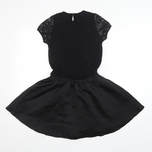 Cherokee Girls Black   A-Line  Size 11-12 Years