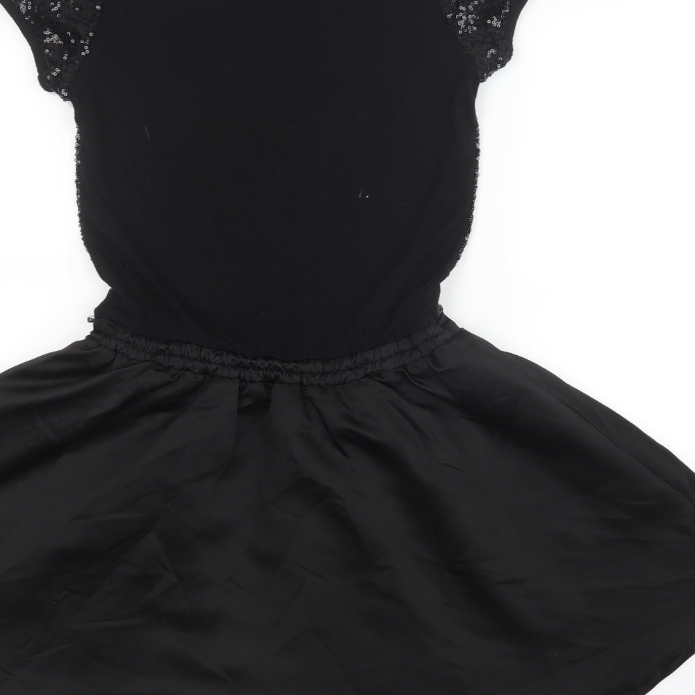Cherokee Girls Black   A-Line  Size 11-12 Years
