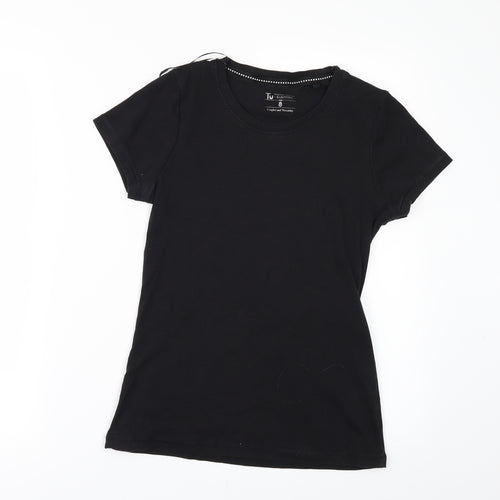 TU Womens Black   Basic T-Shirt Size 8