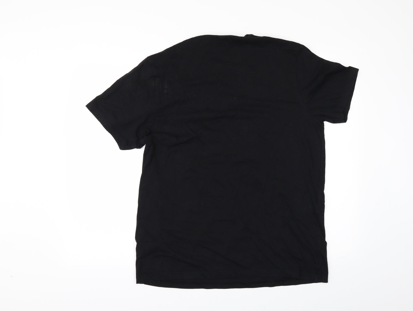 Topman Mens Black    T-Shirt Size L