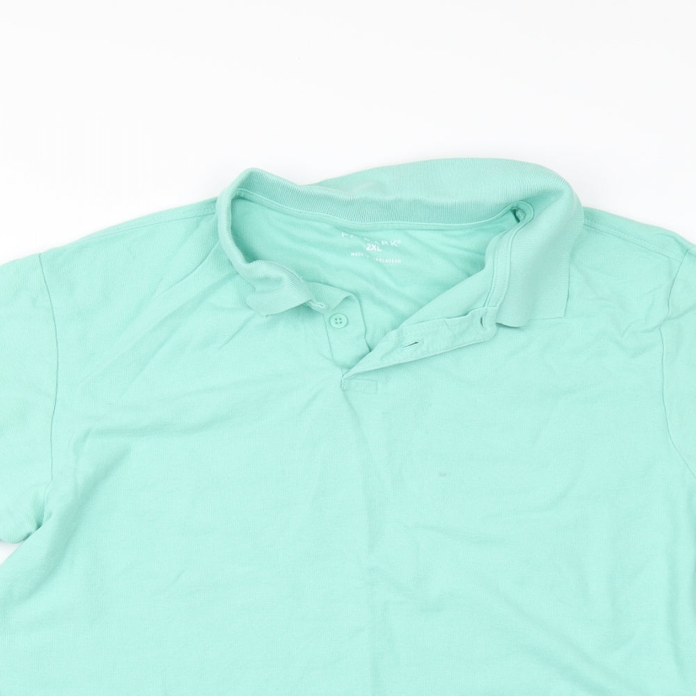 Primark Mens Green    Polo Size 2XL