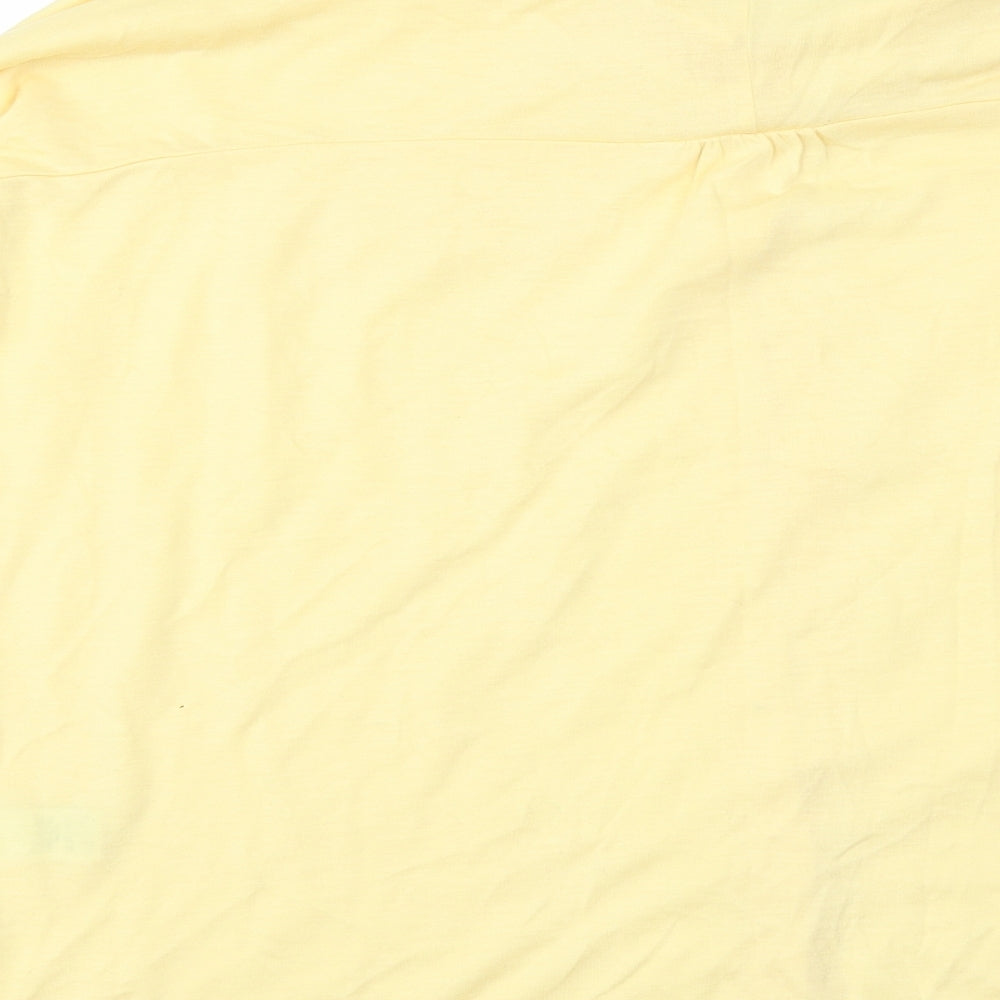 NEXT Womens Yellow   Tunic Button-Up Size 12