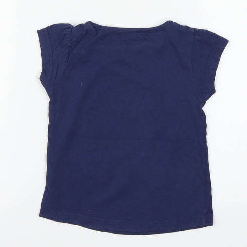 Young Dimension Girls Blue   Basic T-Shirt Size 4-5 Years  - Fashion Always Forever