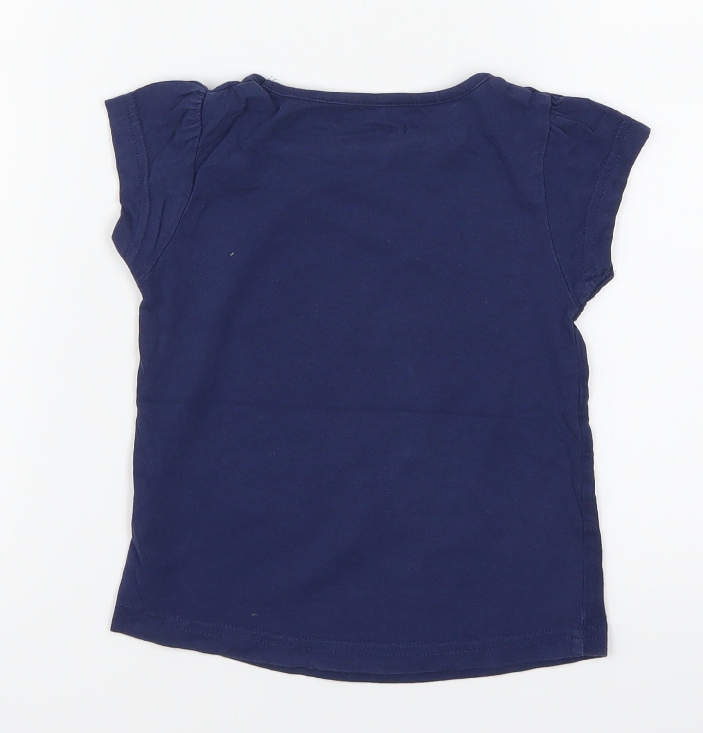 Young Dimension Girls Blue   Basic T-Shirt Size 4-5 Years  - Fashion Always Forever
