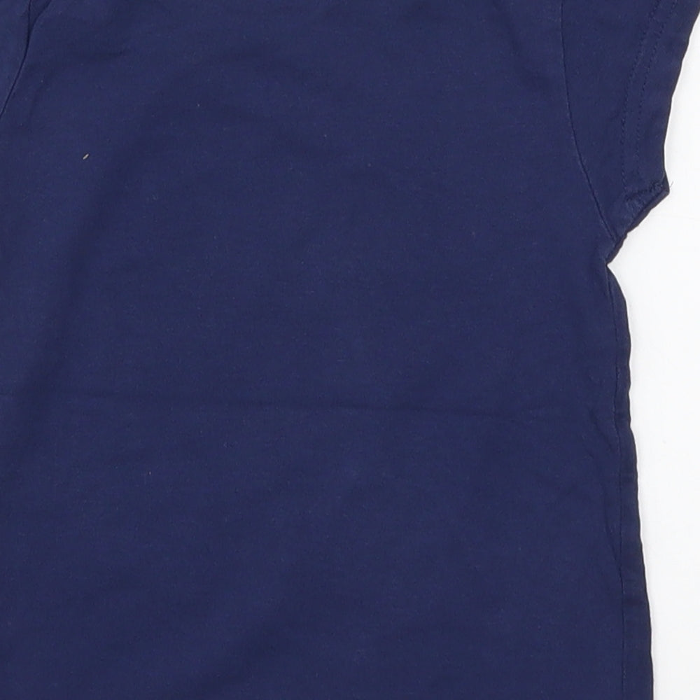 Young Dimension Girls Blue   Basic T-Shirt Size 4-5 Years  - Fashion Always Forever