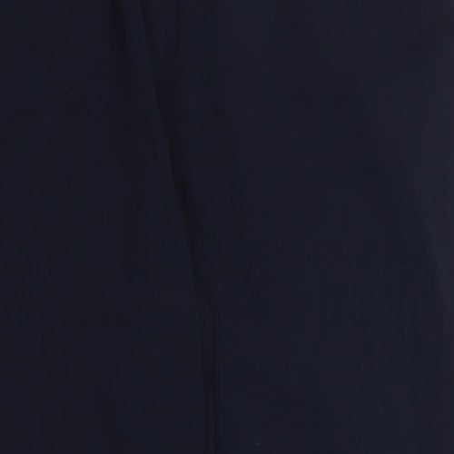 Robell Womens Blue   Cropped Trousers Size 12 L20 in