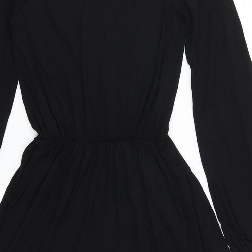 Boohoo Womens Black   Skater Dress  Size 6