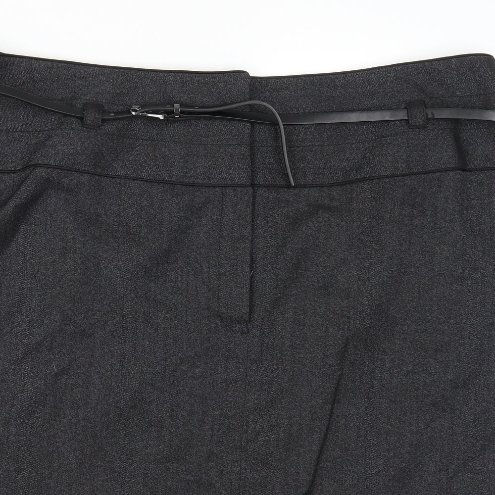 NEXT Womens Grey   Straight & Pencil Skirt Size 20  - Belted