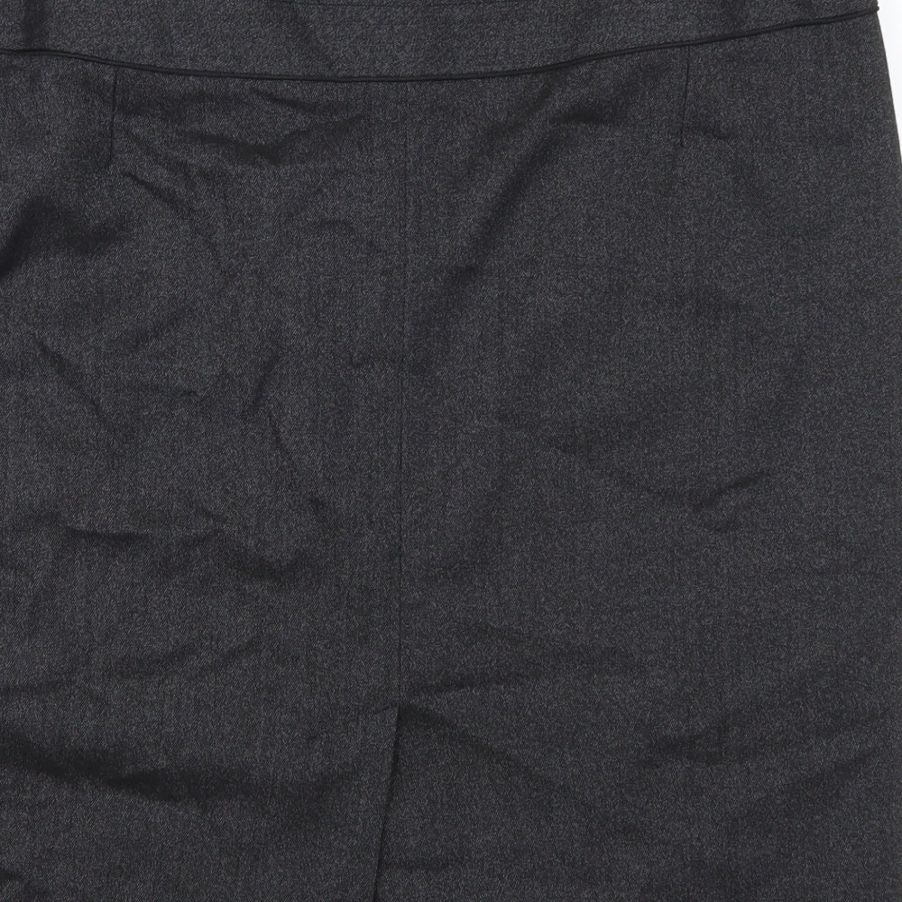 NEXT Womens Grey   Straight & Pencil Skirt Size 20  - Belted