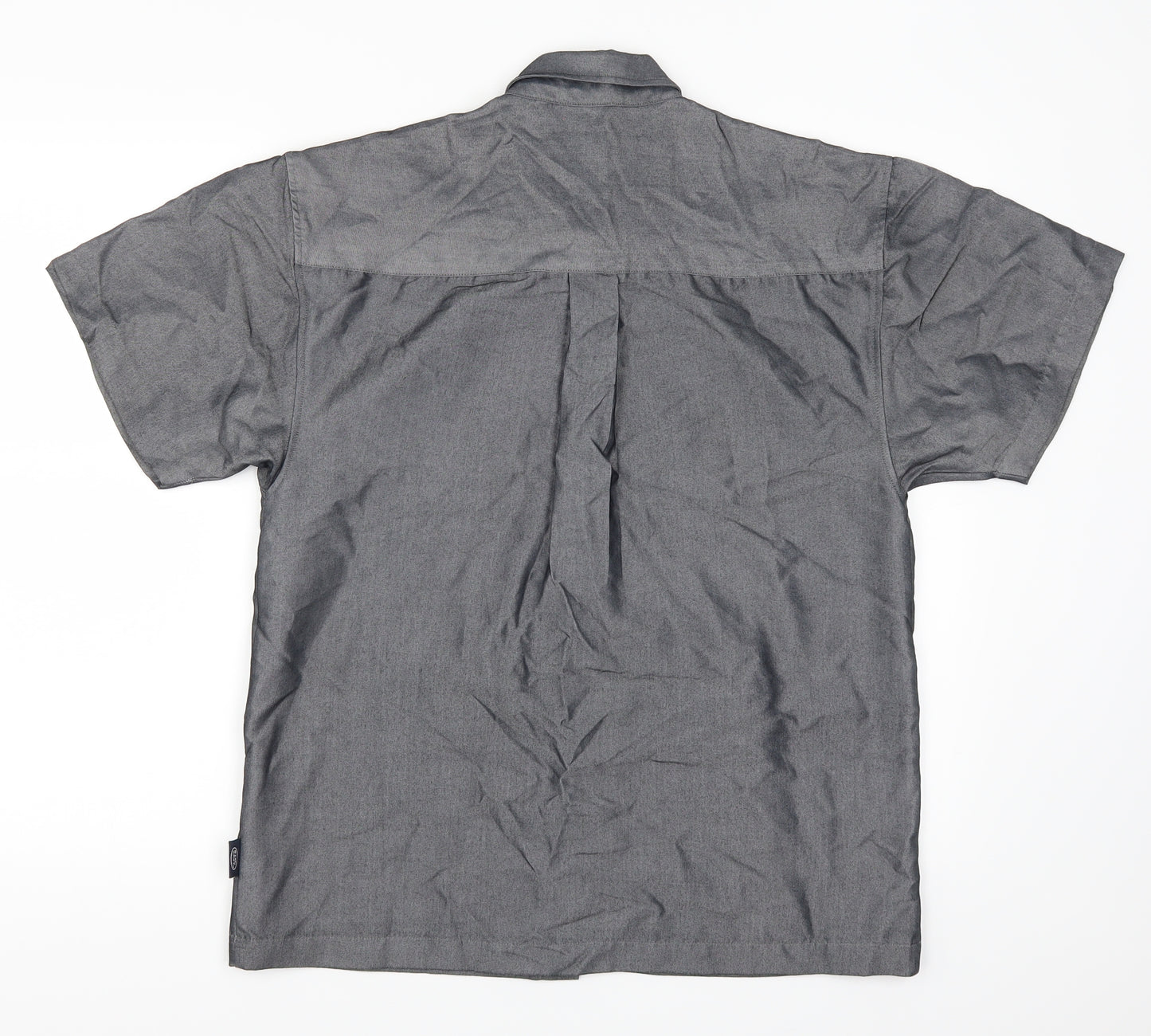 Easy Mens Grey    Button-Up Size S
