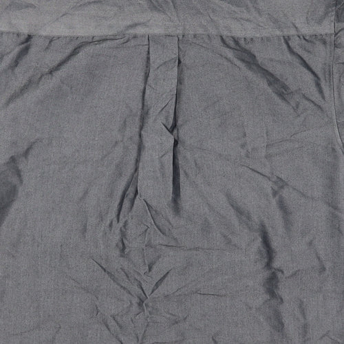 Easy Mens Grey    Button-Up Size S