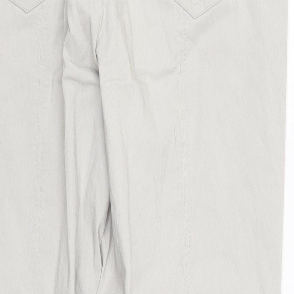 Robell Womens Grey   Trousers  Size 10 L26 in