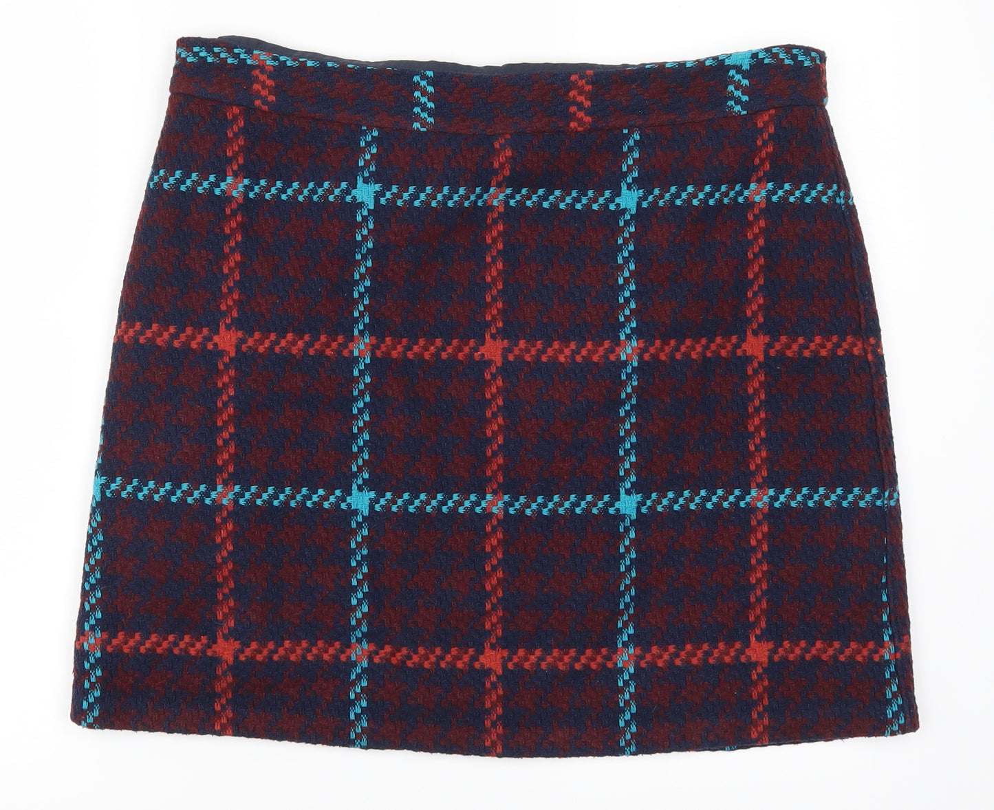 Papaya Womens Red Check  A-Line Skirt Size 16