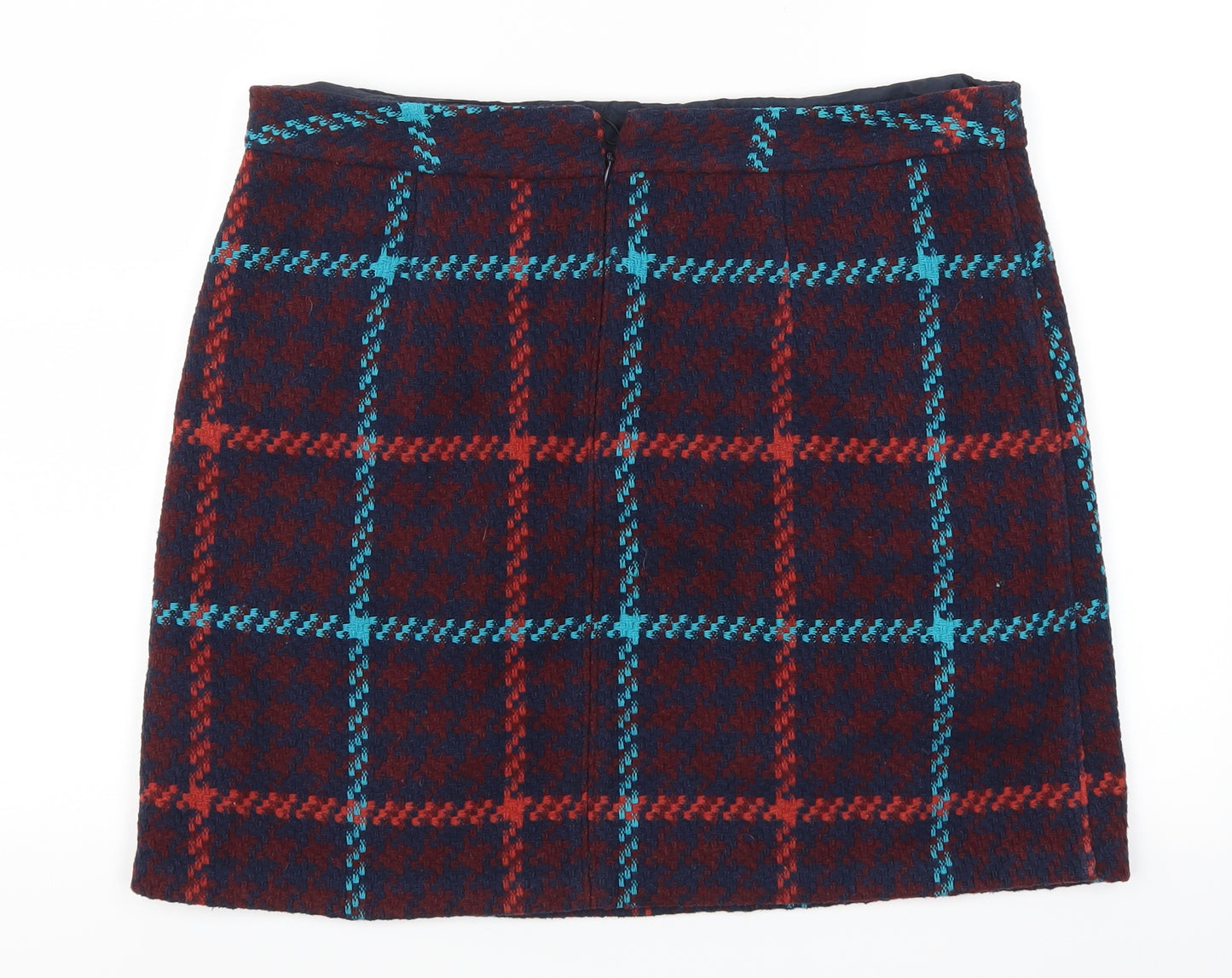 Papaya Womens Red Check  A-Line Skirt Size 16