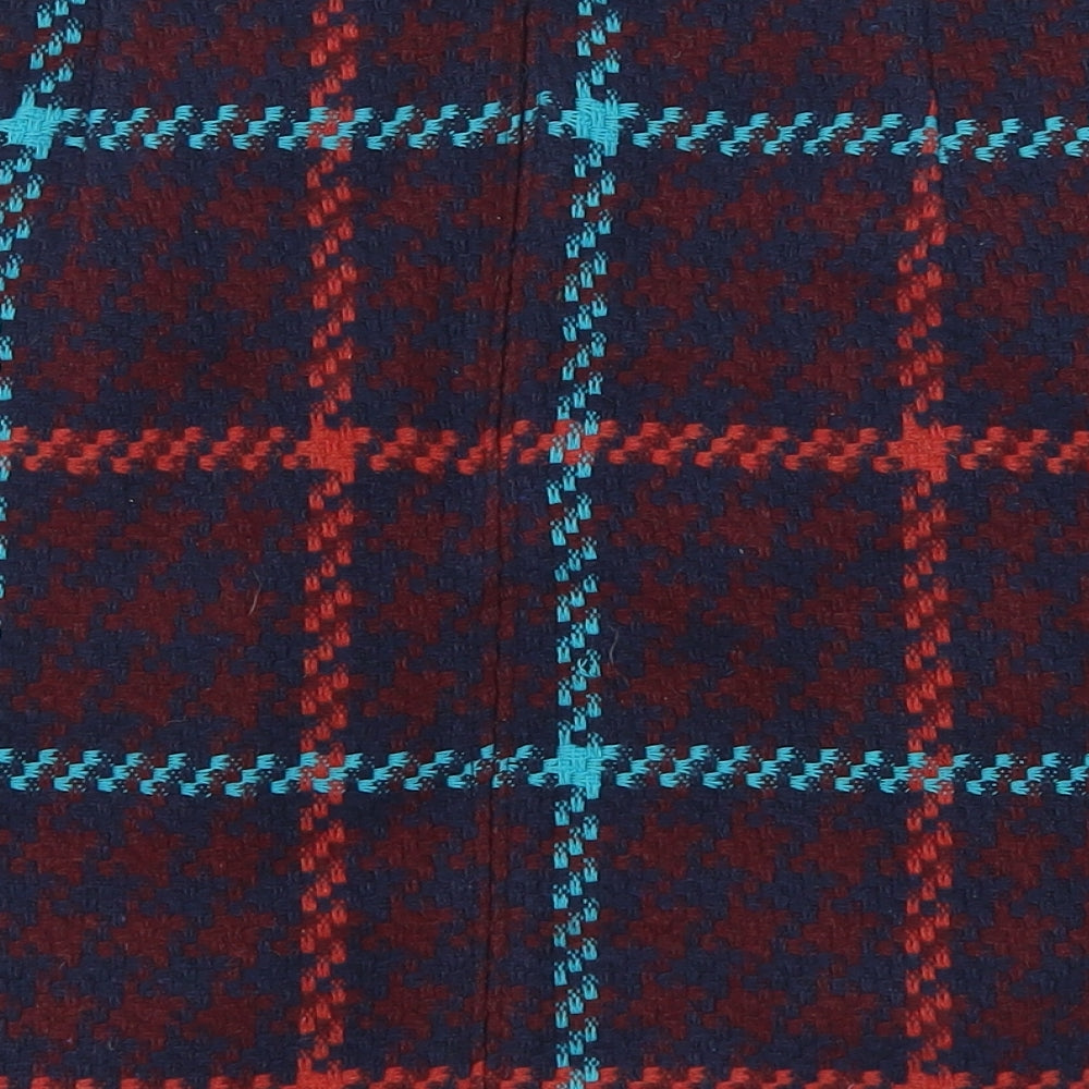 Papaya Womens Red Check  A-Line Skirt Size 16