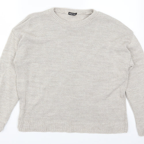 Nasty Gal Womens Beige   Pullover Jumper Size S