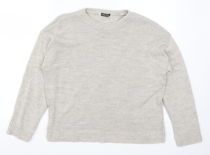 Nasty Gal Womens Beige   Pullover Jumper Size S