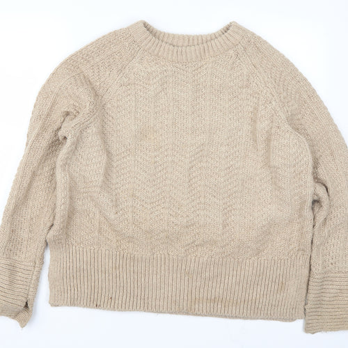 H&M Womens Brown   Pullover Jumper Size M