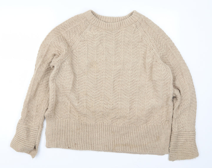 H&M Womens Brown   Pullover Jumper Size M
