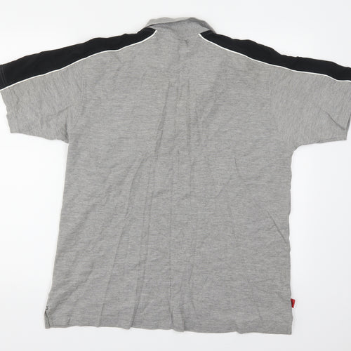 Umbro Mens Grey    Polo Size M