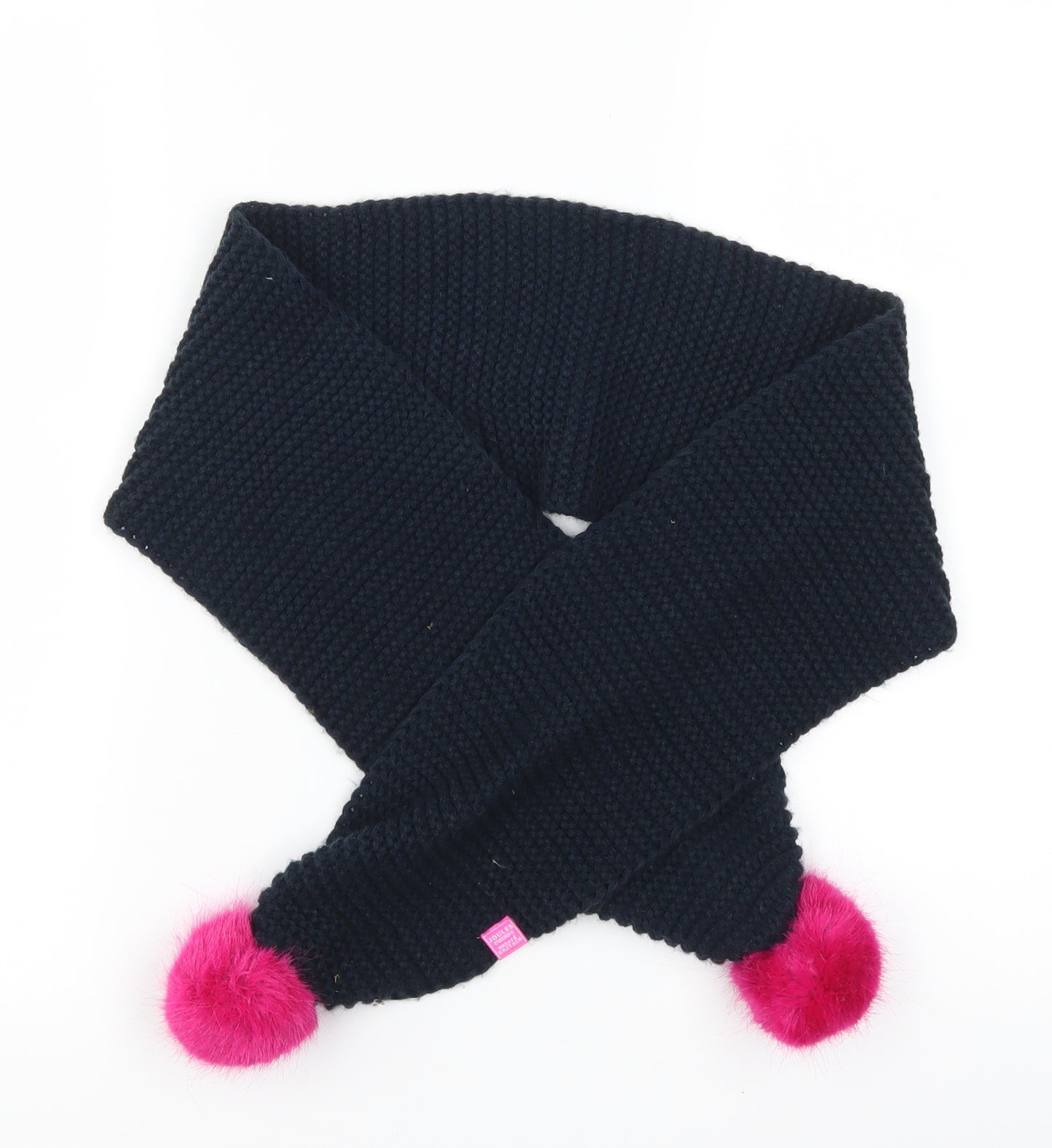 Joules Womens Blue    Scarf   - Pom Poms