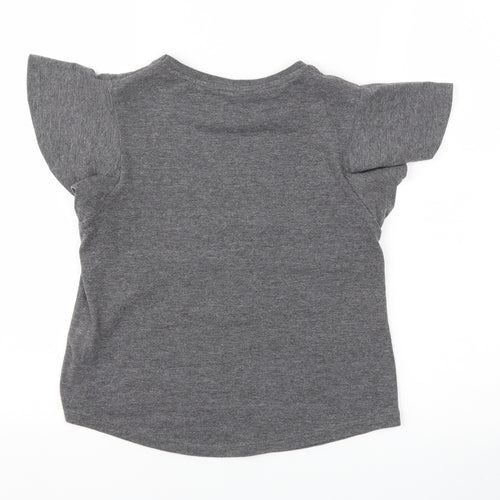 TU Girls Grey   Basic T-Shirt Size 10 Years