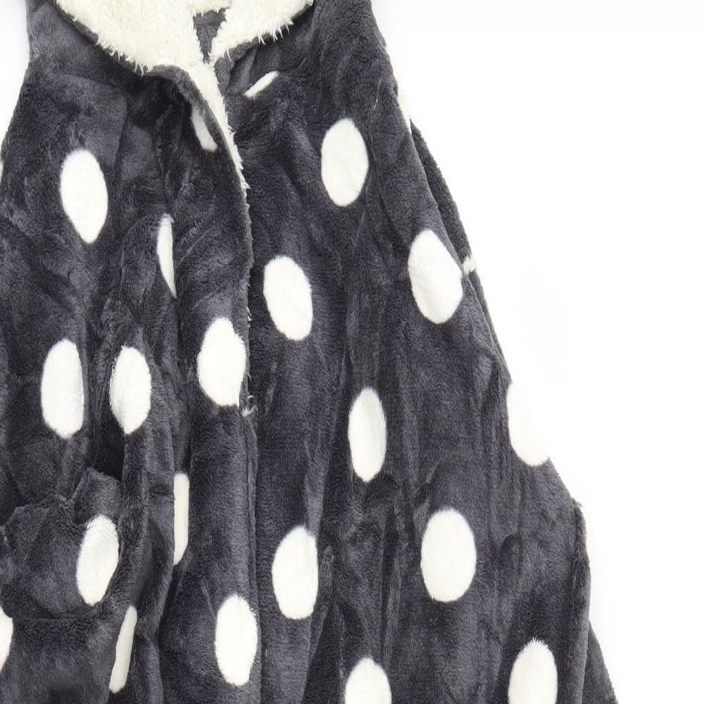 George Womens Grey Animal Print  Cami Gown Size M